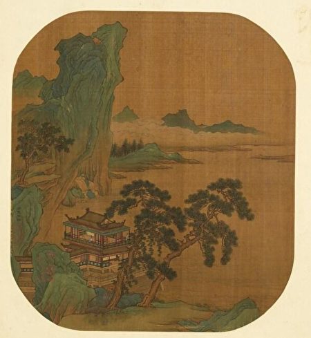 辛弃疾常向青山寄托情怀,甚至引为知己。图为宋 赵伯驹《山水楼阁》。(公有领域)