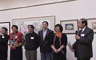 旅加艺术家温哥华联合画展 推广中华传统文化