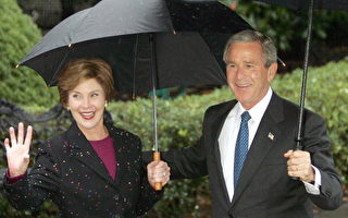 组图：布什总统当选后首日行程