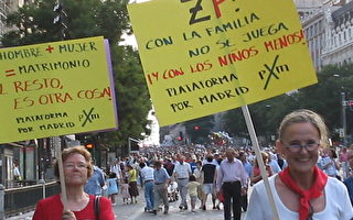 组图：马德里反同性恋大游行(二)