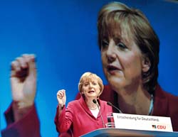 德大選 梅克爾可能成為首位女總理