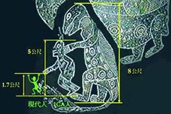 雕刻ICA石頭的人是巨人?(圖片提供:Dr. Don Patton) 雕刻ICA石頭的人是巨人?(圖片提供:Dr. Don Patton)