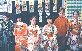 维州大瀑布小学学生积极参日语学习