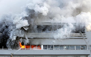 莫斯科报业大楼火灾 “共青团真理报”出版社被烧