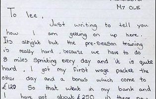 貝克漢少年信件：足球明星的光環追女孩無往不利