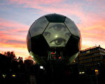 漢諾威 2006國際足球聯盟的標誌(Getty Images,2005年10月27日)