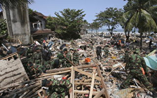 爪哇岛海啸 341人死亡 229人失踪