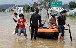 南韓連續三天豪雨成災 一死兩失蹤