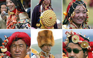 组图：各具特色的西藏民族服饰