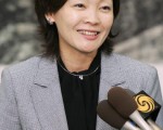 10月8日,日本首相夫人安倍昭惠接受记者访问。(TOMOAKI ITO/AFP/Getty Images,北京)