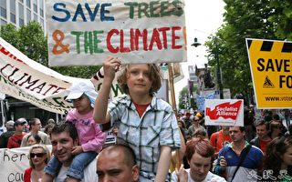 澳洲全國大遊行 呼籲對抗氣候變暖