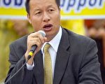 「全球聲援退出中國共產黨服務中心」發起人李大勇博士。(大紀元吳柏樺攝影)