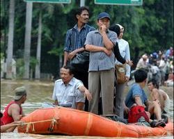 印尼雅加达豪雨成灾至少25人死亡