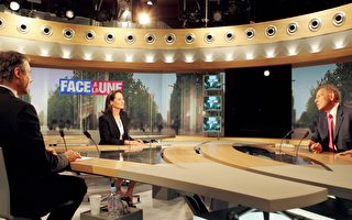 法總統候選人羅雅爾昨接受電視台採訪
