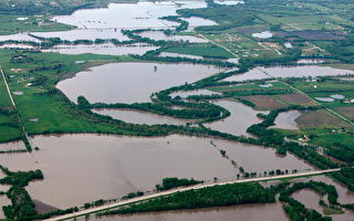 組圖：美國中西部連日豪雨氾濫成災