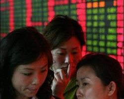 中國股市再度重挫  創三個多月來最大跌幅