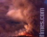 加州野火扩散至近二万亩面积   火势失控