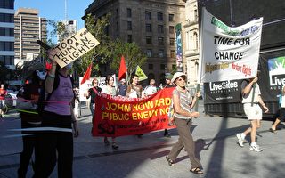 澳洲联邦大选 昆士兰集会游行争民主及人权
