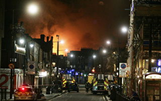 英国伦敦康敦市场大火