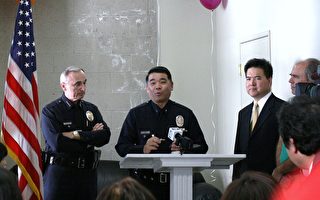 原泰瑞荣任LAPD首位亚裔分局长