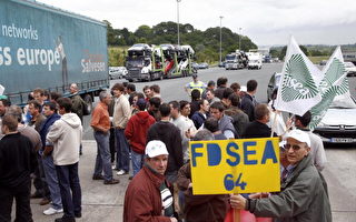 燃料價格暴漲 西葡法卡車司機升高抗議