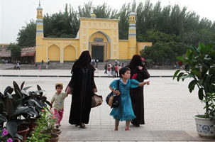 強迫新疆清真寺宣傳奧運 一寺不做遭拆