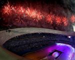 8月8日，2008年奧運會在北京召開。不少觀眾對其怪異的色彩很反感。（Getty Images）
