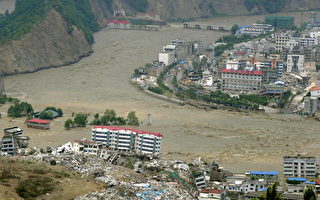 河床升高兩至三米 汶川洪水威脅持續