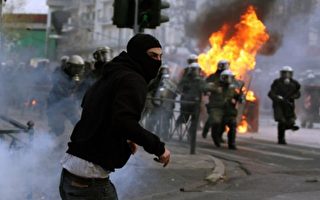 組圖: 希臘雅典連續發生嚴重騷亂