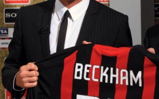 貝克漢外借AC米蘭 將穿上32號球衣 