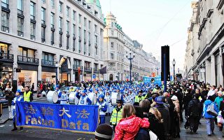 迎新年 倫敦舉行聲援4700萬人退黨遊行