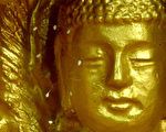 韓國全羅南道順天市海龍面的須彌山禪院的佛像上出現佛家傳說中的優曇婆羅花 此花盛開日 為法輪聖王正法之時