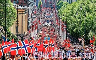 祈许和平 挪威国庆儿童游行取代阅兵