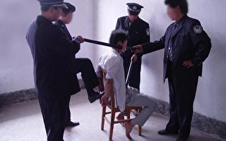 法輪功學員遭紮結生殖器酷刑