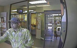 温哥华列市警公布银行劫匪相貌