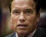 加州州长阿诺.史瓦辛格(Arnold Schwarzenegger)任期将于明年十一月结束,最近他的民意支持率因加州财政问题降到百分之二十八。(Max Whittaker/Getty Images/28 Jul 2009)