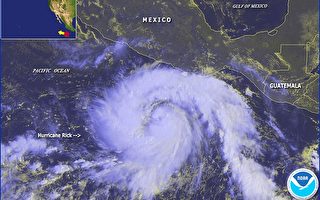 十餘年來最強颶風芮克 直撲墨西哥西南岸