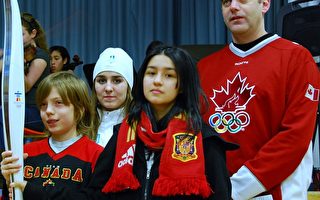 前奥运选手与渥太华小学生共迎冬奥会