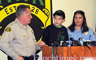 美南加州持枪劫匪闯入 7岁男孩打911救全家