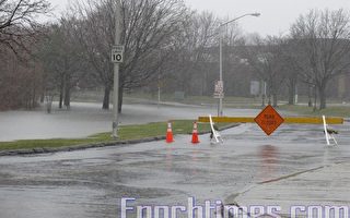 豪雨大淹水 勒星顿中校被迫停课