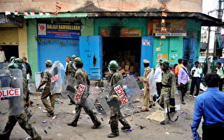 印度科技城海得拉巴  教派冲突实施宵禁