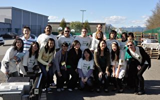 地球日 溫哥華學生回收電子垃圾