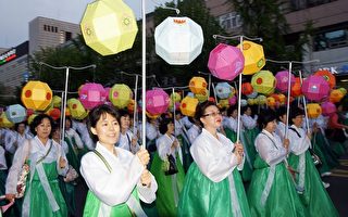 組圖：迎接佛誕日 韓國30萬人花燈慶典