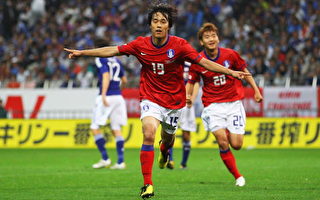 世界杯热身赛  南韩2-0击败日本