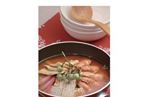 湯品豆腐鍋料理：泰式酸辣蝦鍋