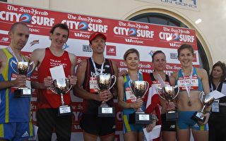 组图：悉尼城市到海滩募捐长跑活动全球最大