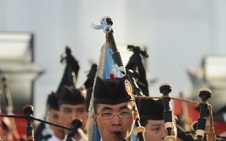 图片新闻：香港环球风笛节