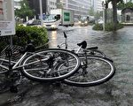 玛瑙台风扑日 猛烈雨势酿灾