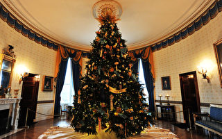 白宮年節氣氛濃 裝飾中盡顯「簡單禮物」