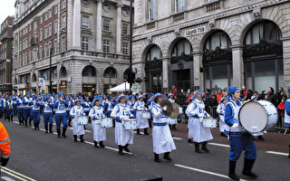天國樂團參加倫敦新年大遊行 50萬觀眾